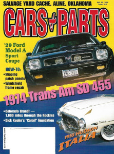 CARS & PARTS 2003 DEC - '29 FORD MODEL A SPORT COUPE, '74 TRANS AM SD 455